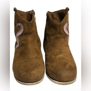 BLUE Boots for girls color:brown size:2